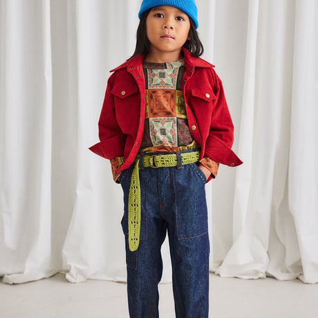 Misha & Puff / Garter Hat - Cerulean
