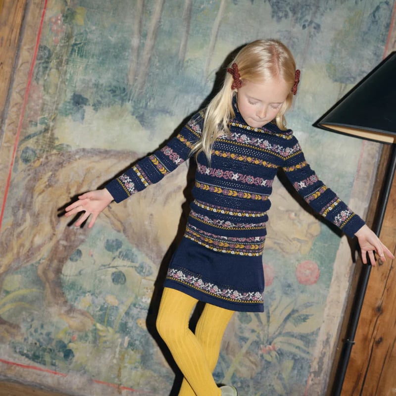 Misha & Puff ケーブル編みスカート 100%メリノウール Misha & Puff ケーブル編みスカート 100%メリノウール Misha