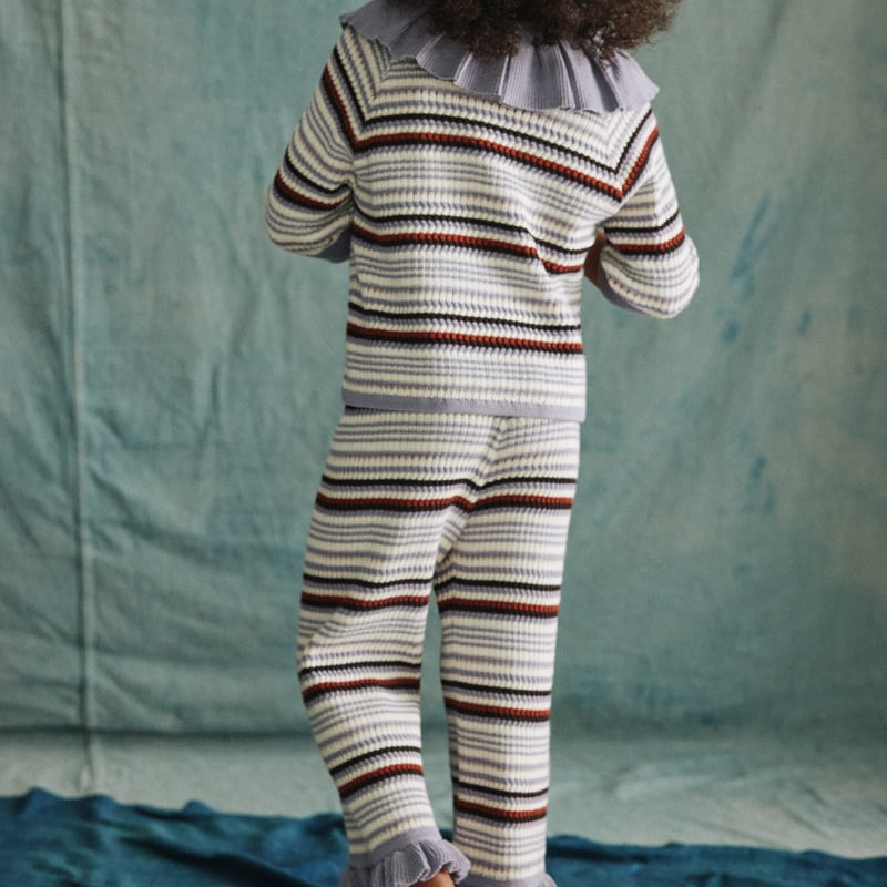 Misha & Puff / Stripe Yves Top - Pewter | hi heidi Misha & Puff / Stripe Yves Top - Pewter | hi heidi