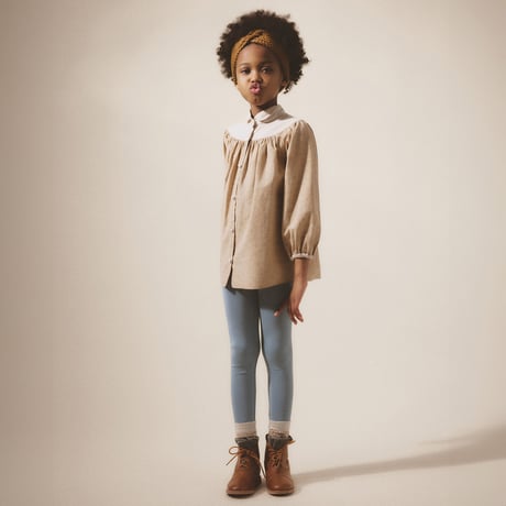 SOOR PLOOM / Luna Tunic - Berry Stitch Print, Caffe
