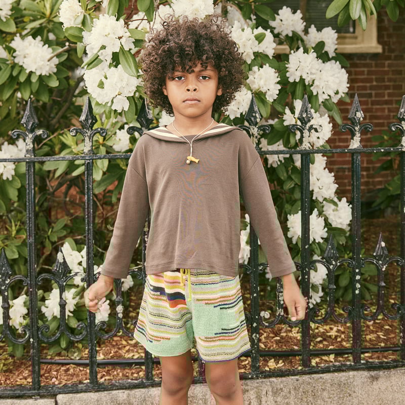 Misha & Puff / Sailor Top - Bark | hi heidi Misha & Puff / Sailor Top - Bark | hi heidi
