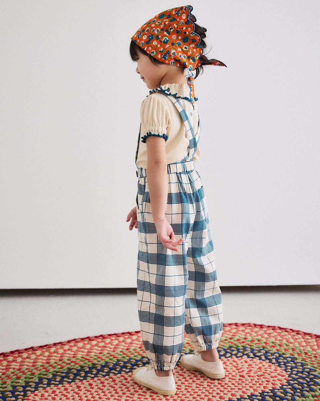 Misha & Puff / Suspender Pant - Prussian Blue P