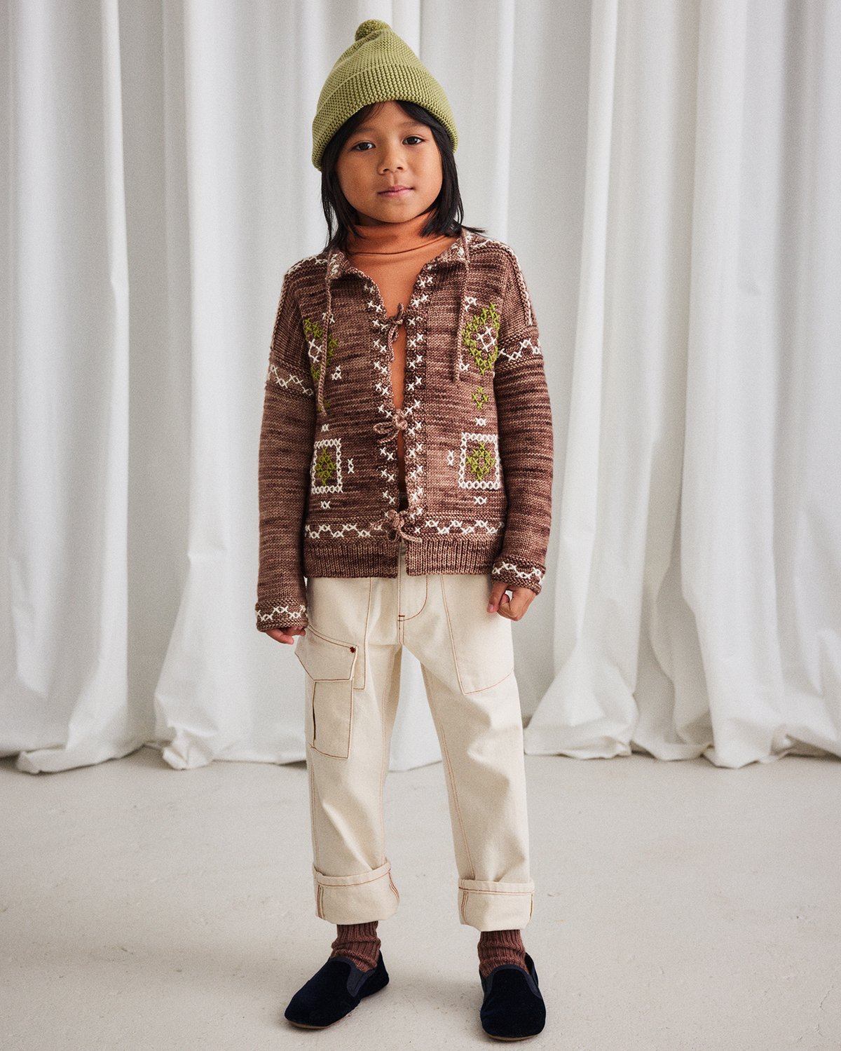 【misha and puff】Garter Hat ニット 帽子 4-8y Misha & Puff Baby Garter Hat Pink Lilac - Advice from a