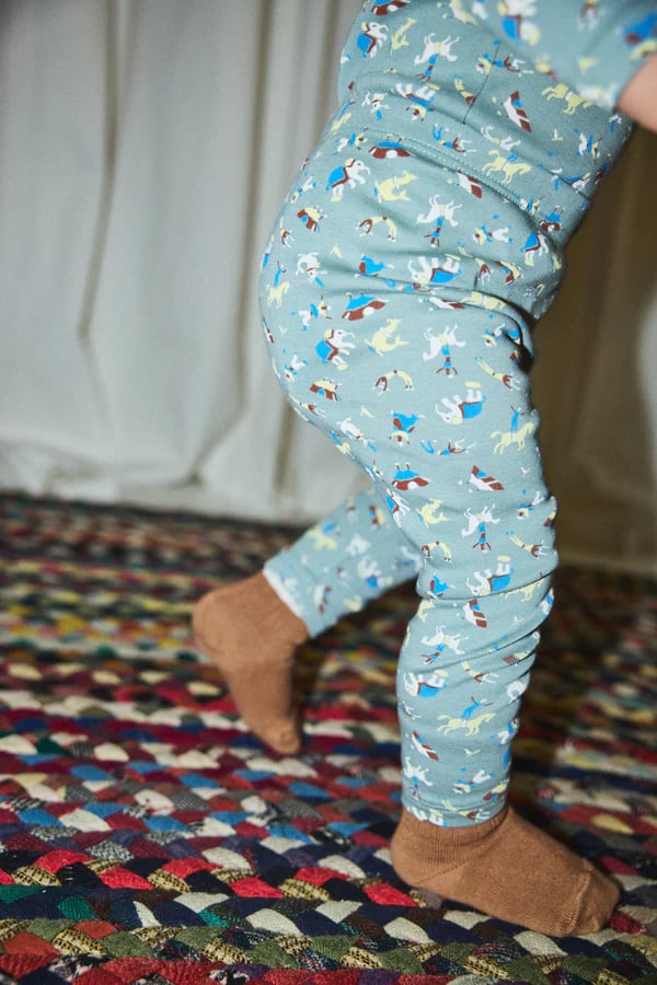 レッグウェア misha and puff Baby Legging 12-18m Misha & Puff / Baby Legging - Overcast Circus |