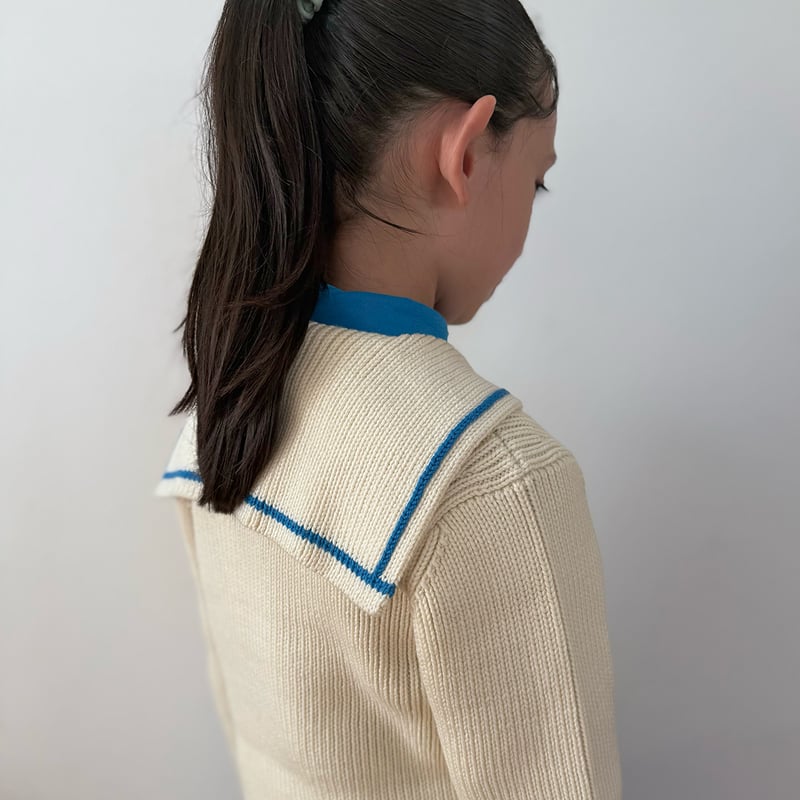 Misha & Puff / Sailor Rib Cardigan - Sugar | hi