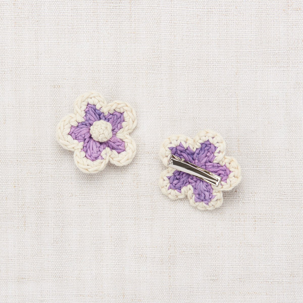Misha & Puff / Medium Flower Clip Set - Provence