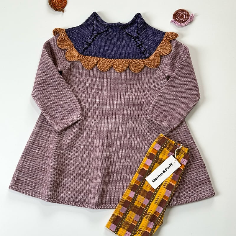 Misha & Puff / Scallop Yoke Tunic Dress - Periw Misha & Puff / Scallop Yoke Tunic Dress - Periw