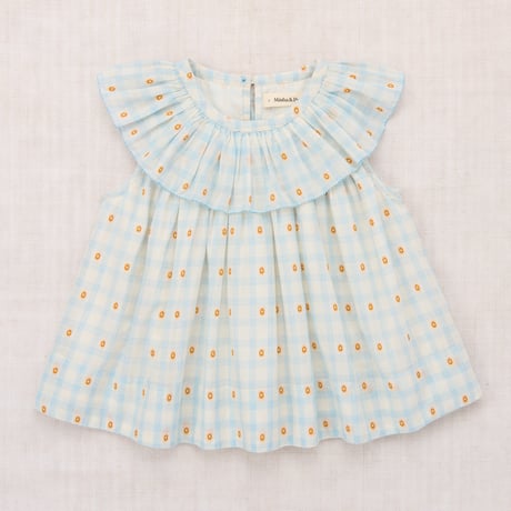 Misha & Puff / TALLULAH TOP - BRIGHT SKY BLOSSOM PLAID