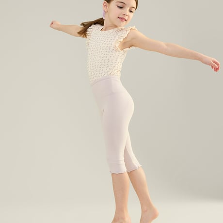SOOR PLOOM / Frill Tee -  CHICWEED PRINT POINTELLE PANSY