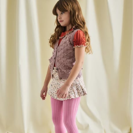 Misha & Puff / Auggie Popcorn Vest - Plum Petal