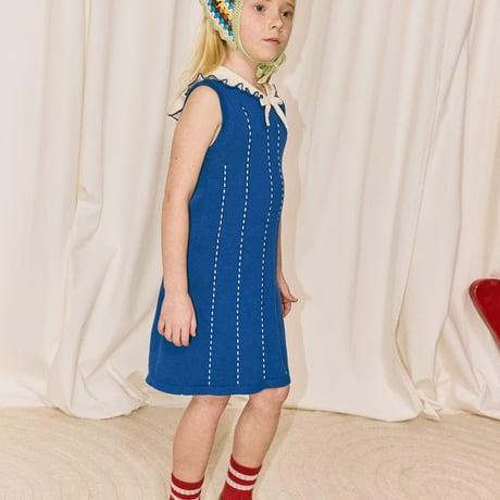 Misha & Puff / LUCILLE DRESS - BLUE RIBBON