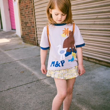 Misha & Puff / EYELET POPCORN SKATING SKIRT - BUBBLE SPACE DYE