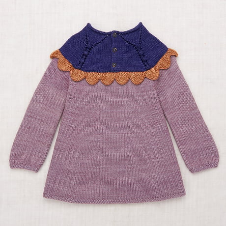 Misha & Puff / Scallop Yoke Tunic Dress - Periwinkle