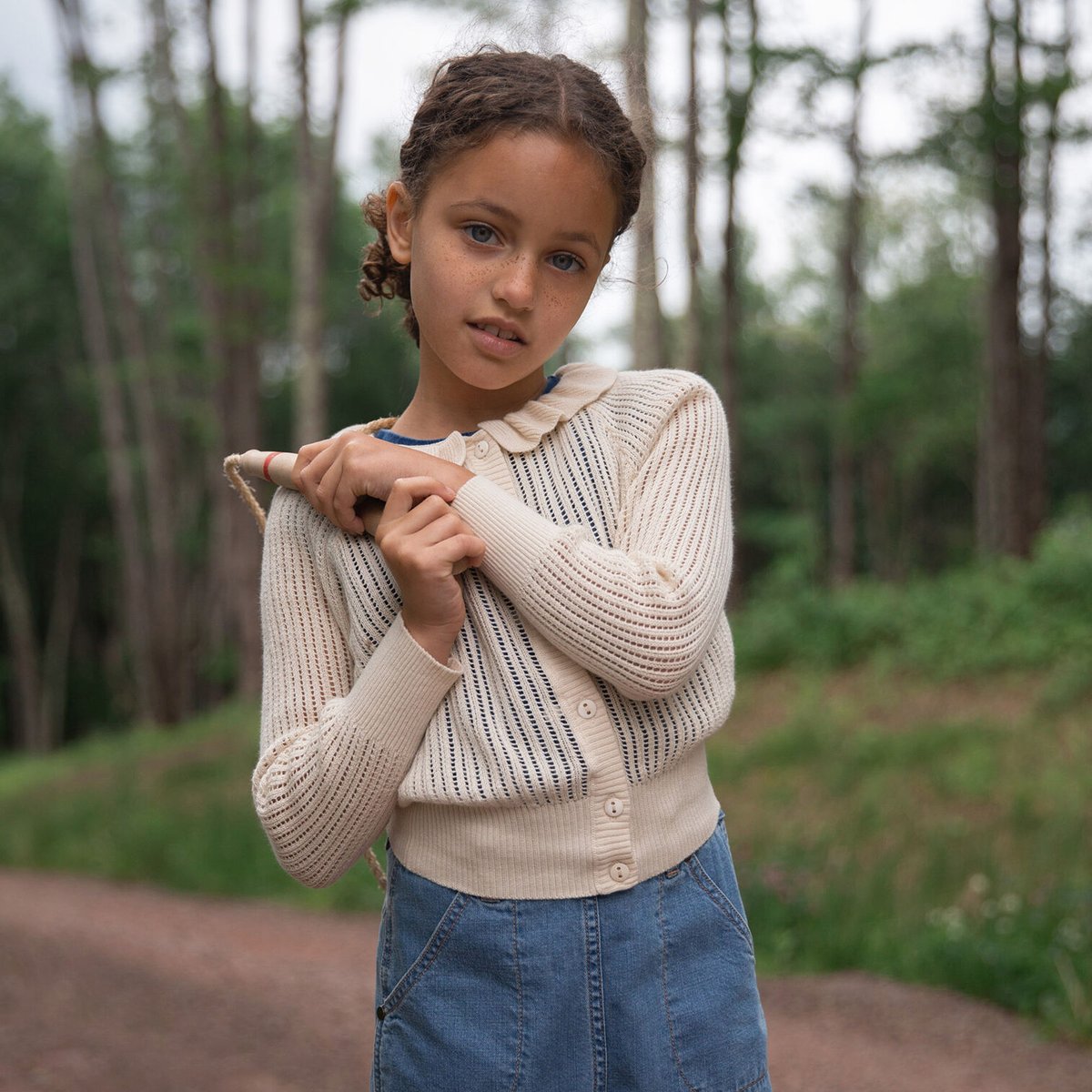 soor ploom  Mimi Cardigan, Natural 4Y