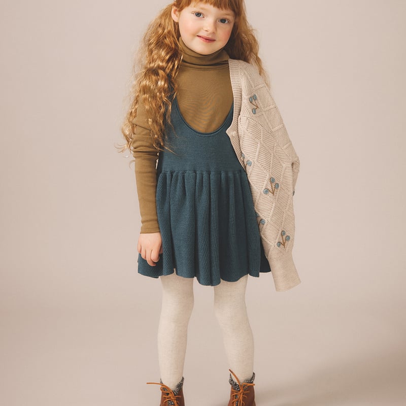 soor ploom ベスト Soor Ploom キッズニットベスト / Margot Vest - Linen - cuccu