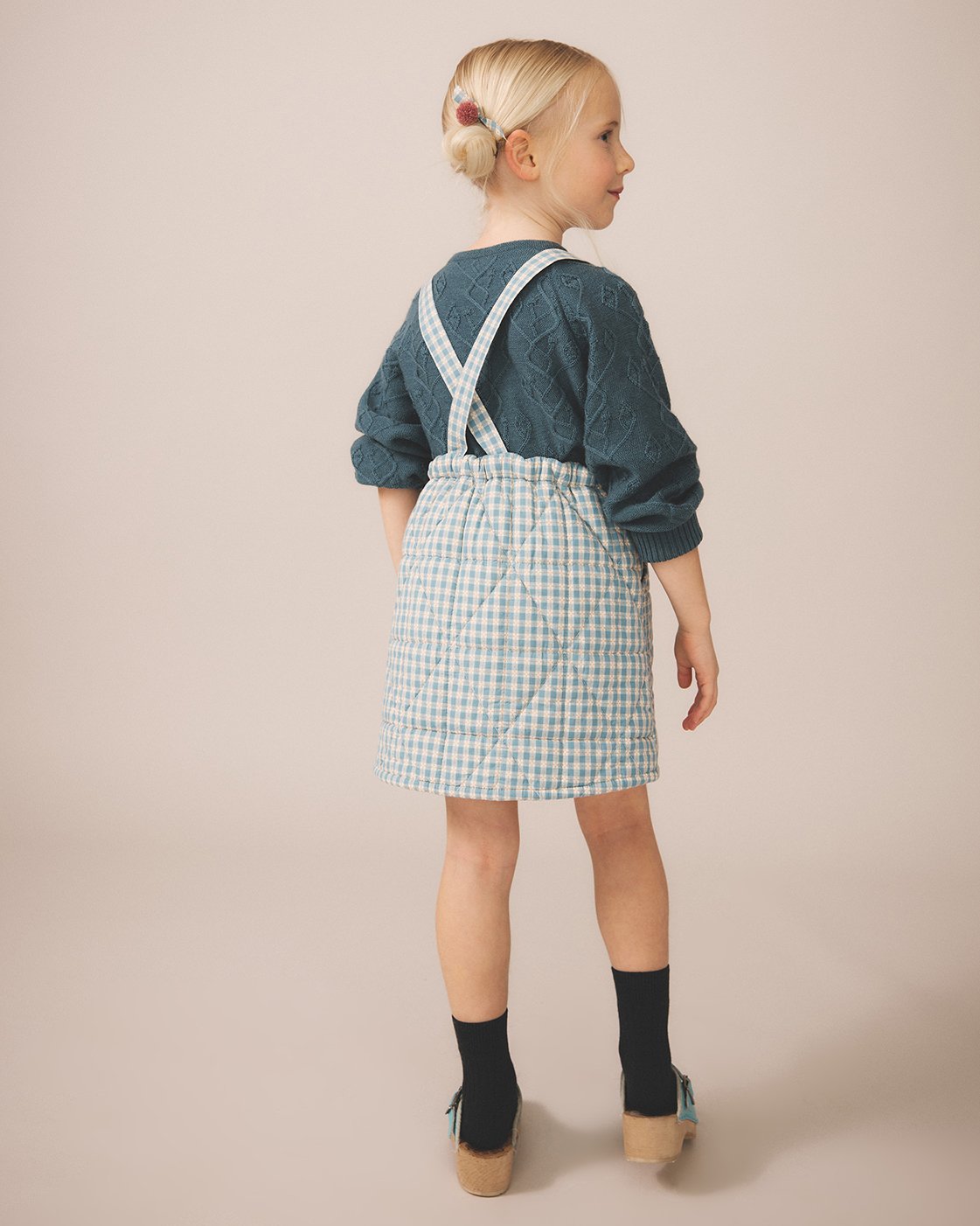 スカート SOOR PLOOM Olive skort gingam 6y Soor Ploom Olive Skort - Light Wash Denim – Casp Baby Mommy