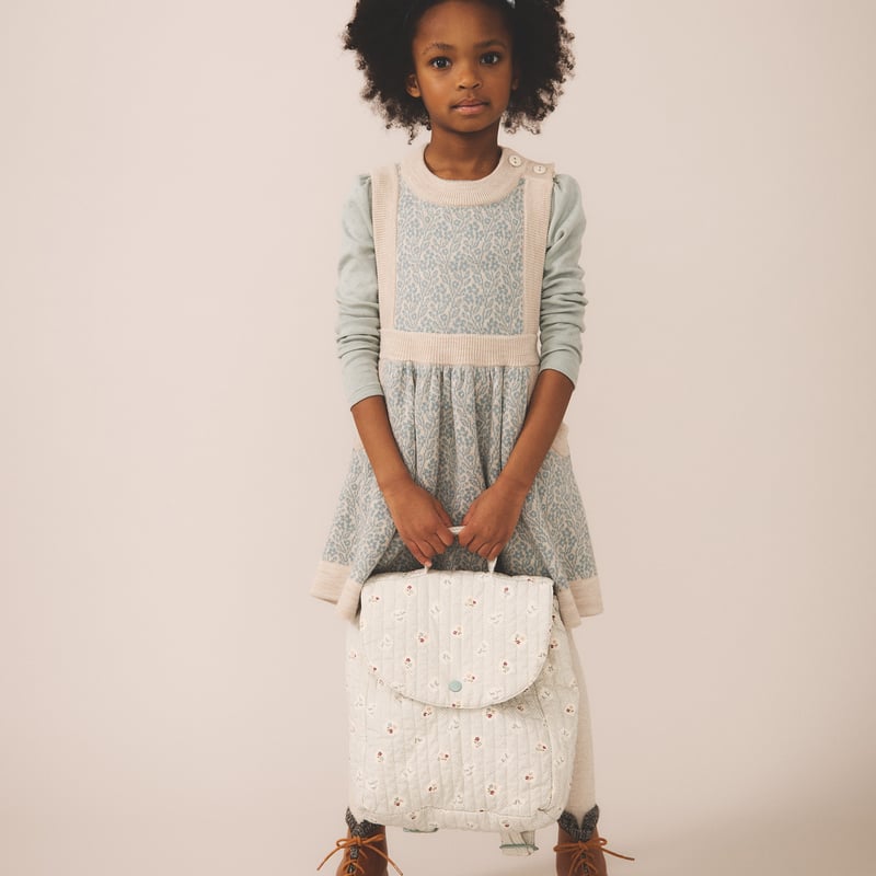 値下げ　新品　soor ploom pouf tee  8y SOOR PLOOM / POUF TEE - OASIS POINTELLE | hi heidi