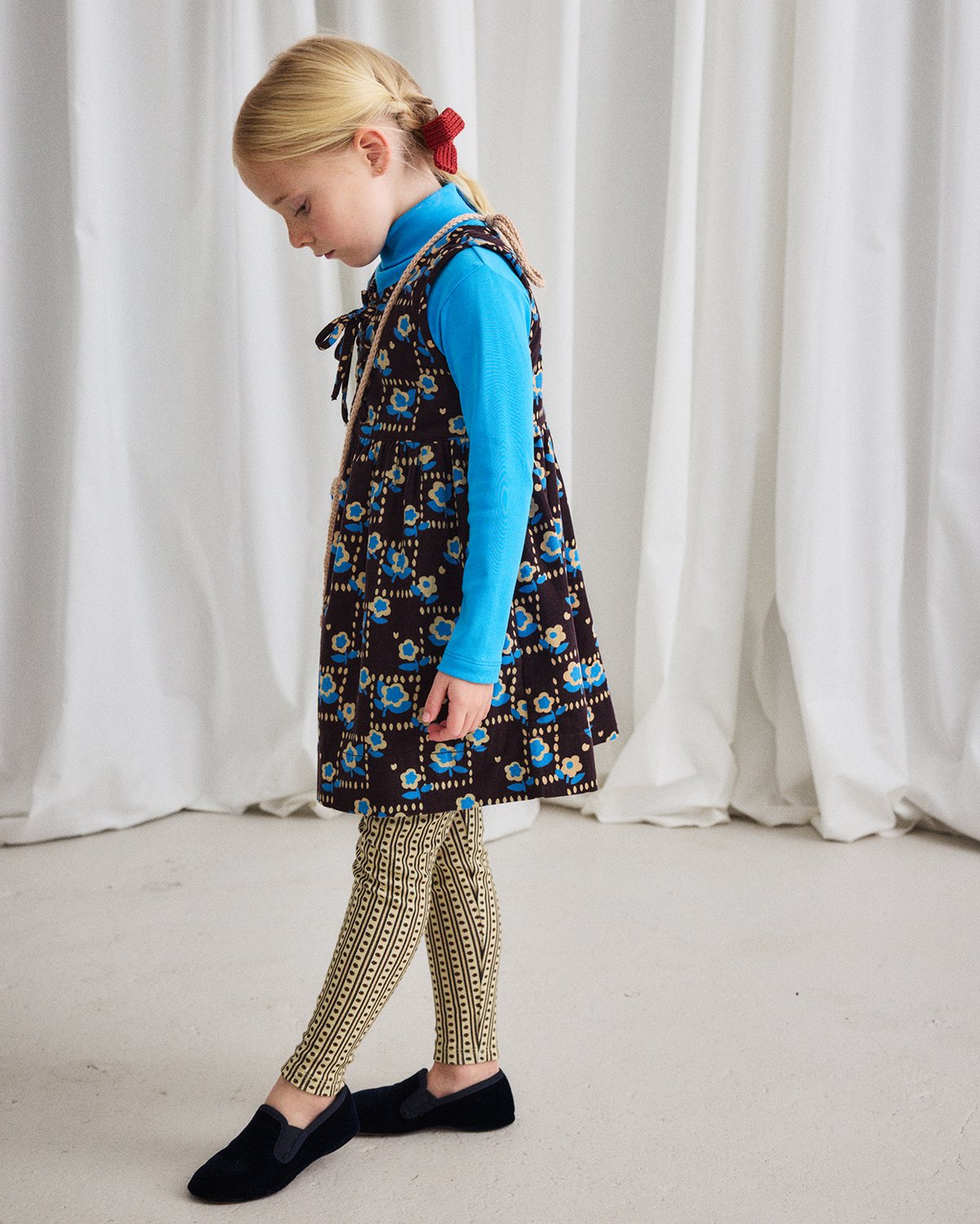 Misha & Puff / Corduroy Agatha Dress - Raisin W