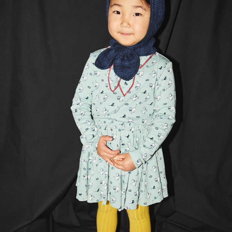 Misha & Puff / Junior Scout Top - Sage Cat & Mo