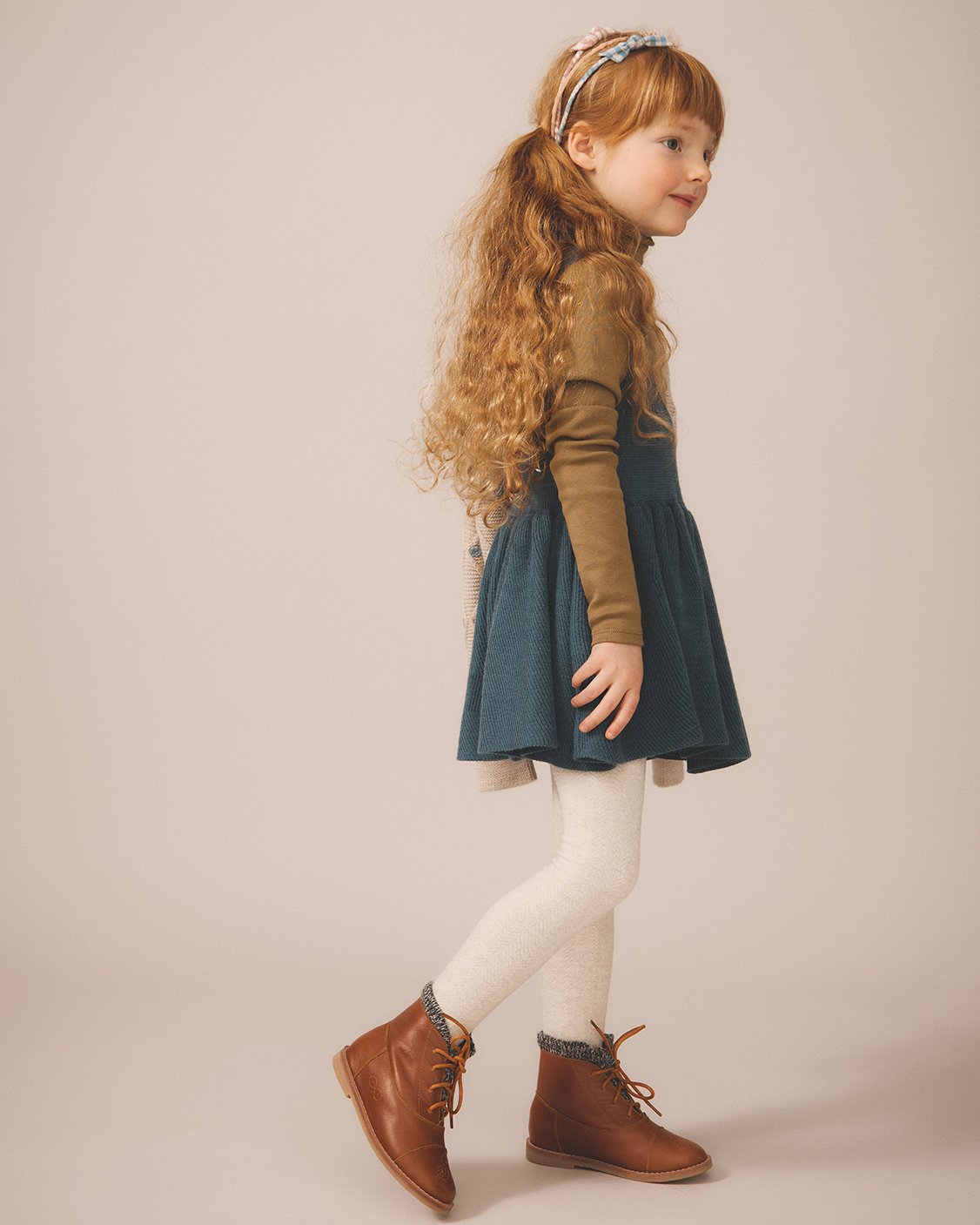 SOOR PLOOM / Sage Pinafore - Bottle | hi heidi