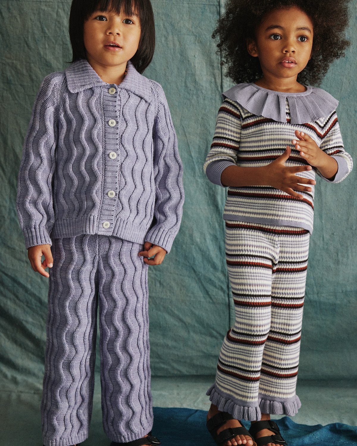 Misha & Puff / Stripe Yves Top - Pewter | hi heidi Misha & Puff / Stripe Yves Top - Pewter | hi heidi