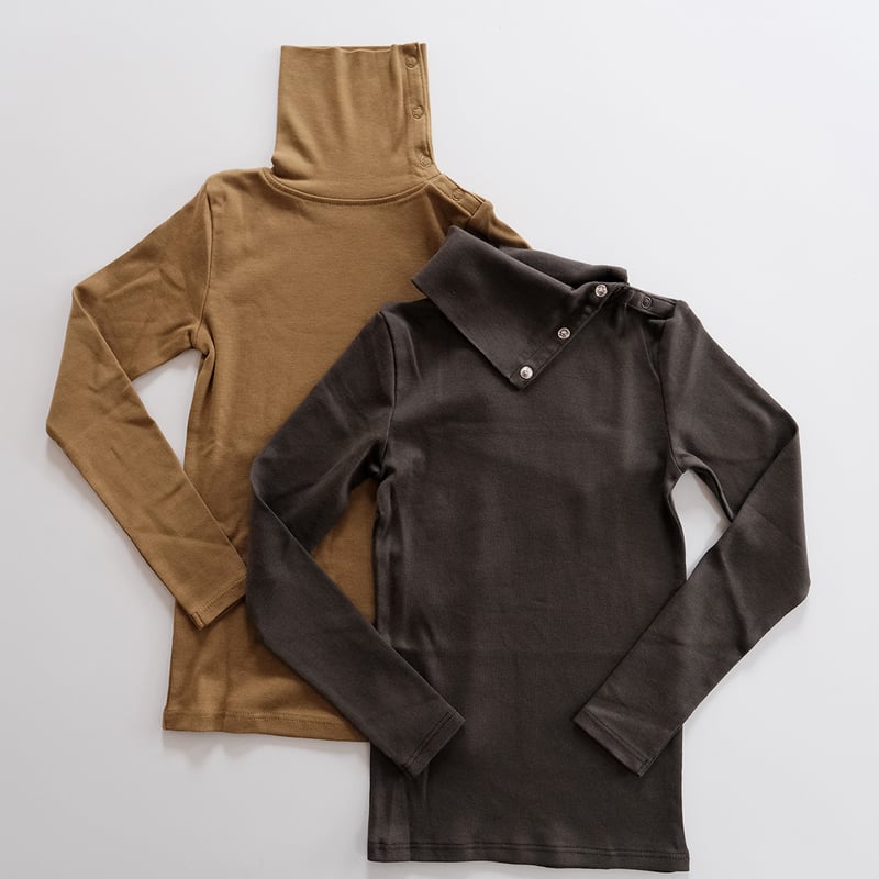 SOOR PLOOM / SNAP TURTLENECK - SHALE | hi heidi