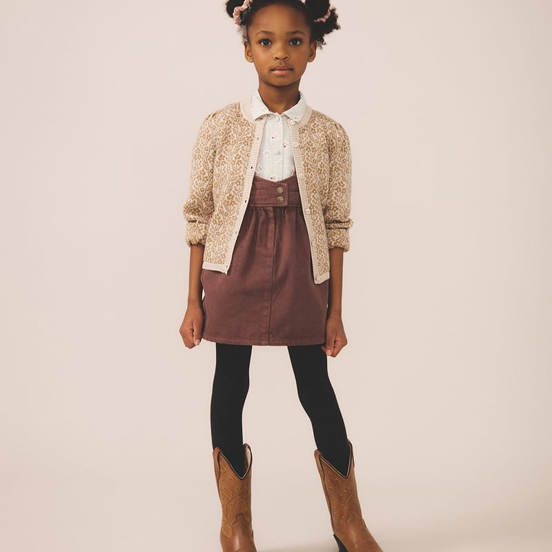 【Ahina☆3288】Soor Ploom コート 8y SOOR PLOOM 】Harlyn Pinafore, Gingham, Oasis |