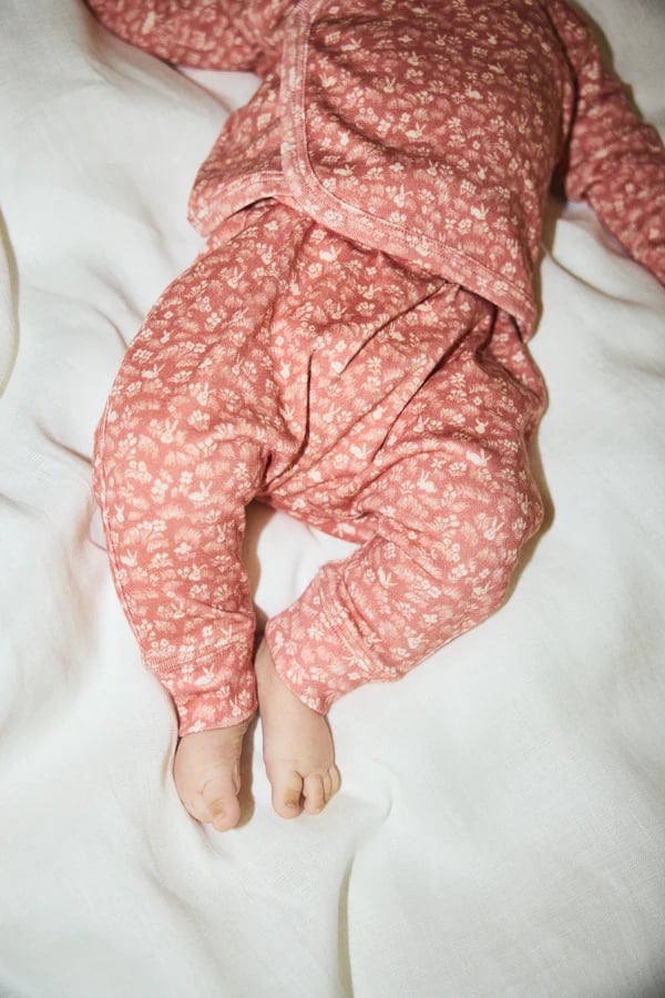 Misha & Puff / Baby Wrap Set - Rosewood Bunny M