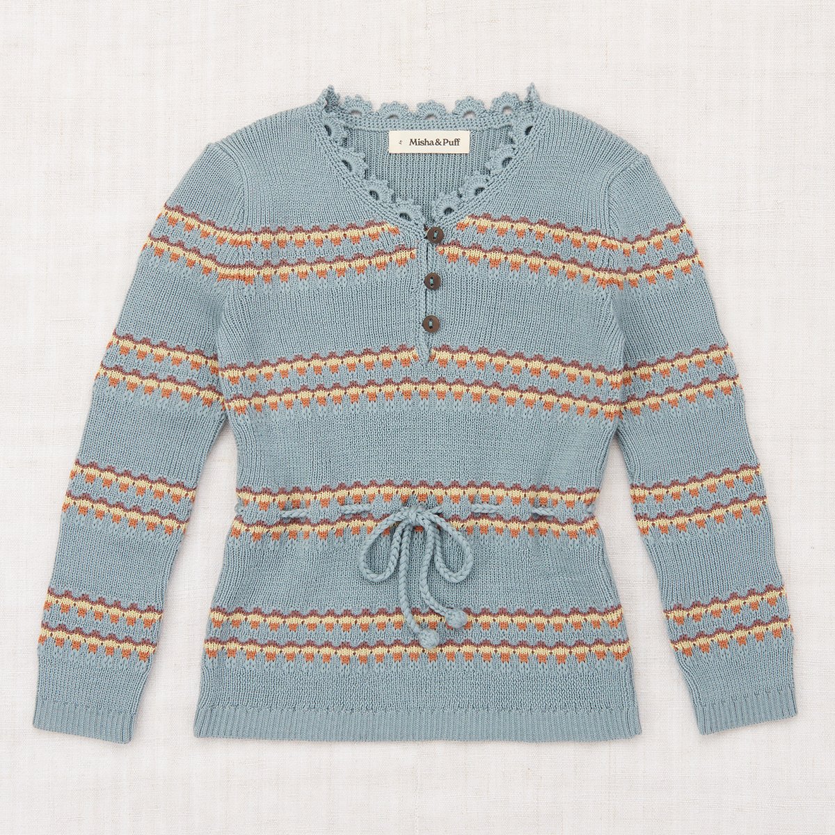 Misha & Puff / Polina Top - Overcast Beaded Str