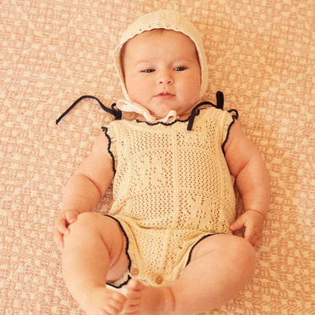 Bebe Organic / Elina Romper - Natural Lace Kit
