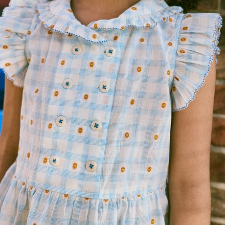 Misha & Puff / VOYAGE SHIRT - BRIGHT SKY BLOSSOM PLAID