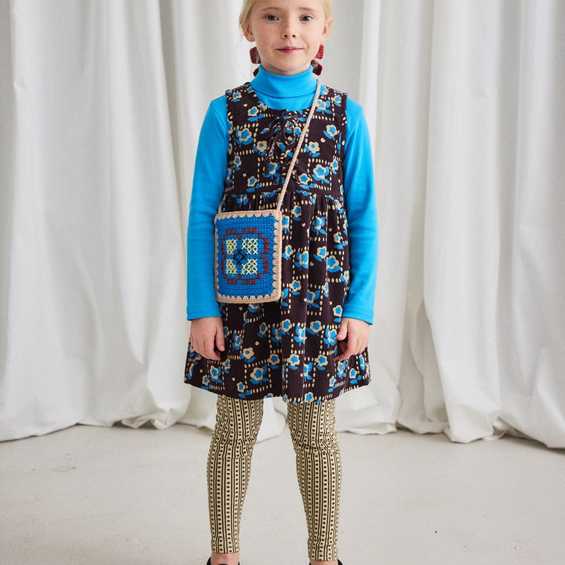 Misha & Puff / Corduroy Agatha Dress - Raisin W