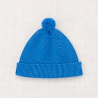 Misha & Puff / Garter Hat - Cerulean