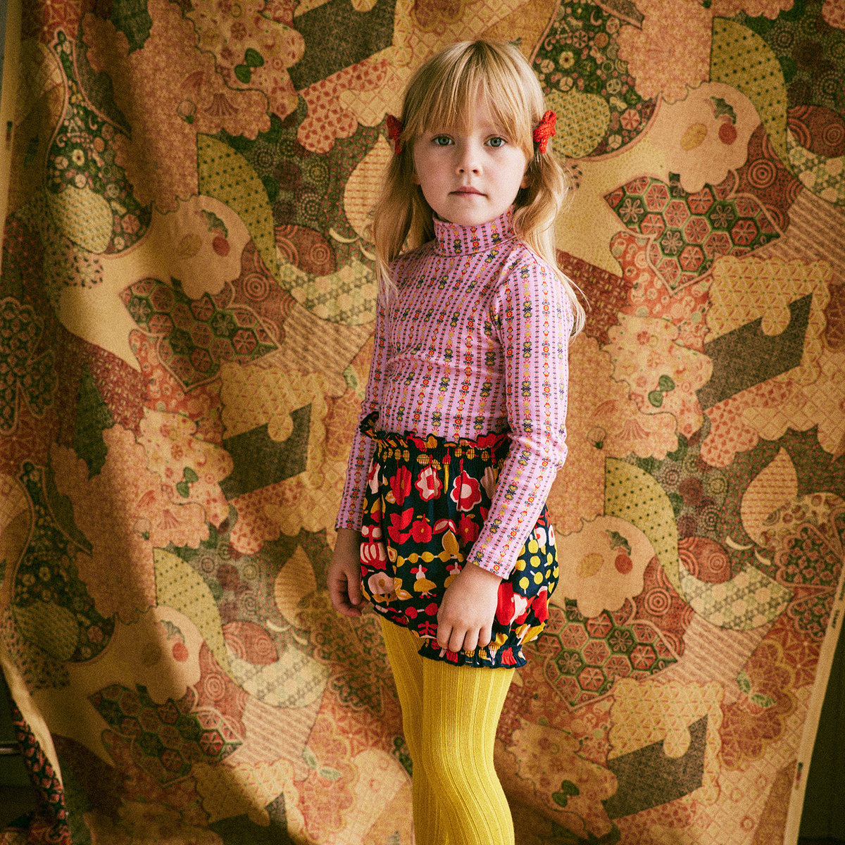 Misha & Puff / Turtleneck - Pink Lilac Bohemia 