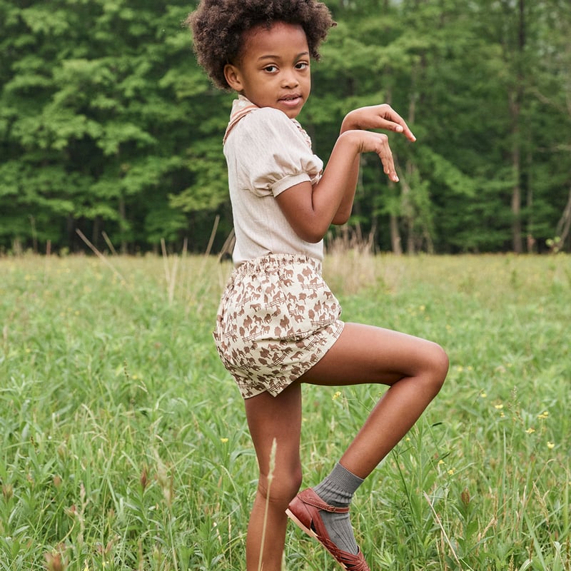 SOOR PLOOM / TRUDE SHORT - HORSE TOILE PRINT |  