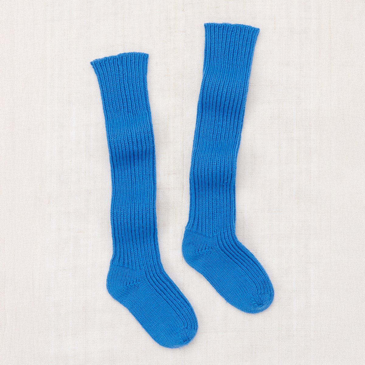 Misha & Puff / Over-Knee Sock - Cerulean | hi h