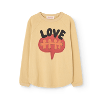 THE ANIMALS OBSERVATORY / ANEATER KID LONG SLEEVE T-SHIRT - Soft Brown