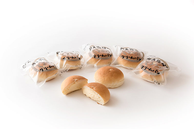 クリームパンのお手々　ベージュ 茨城ご当地パン&いばらきお土産大賞受賞】奥久慈卵のとろ～り