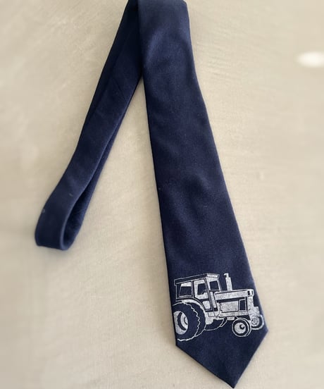 【made in England】UK_ネクタイ［pure wool_tractor］