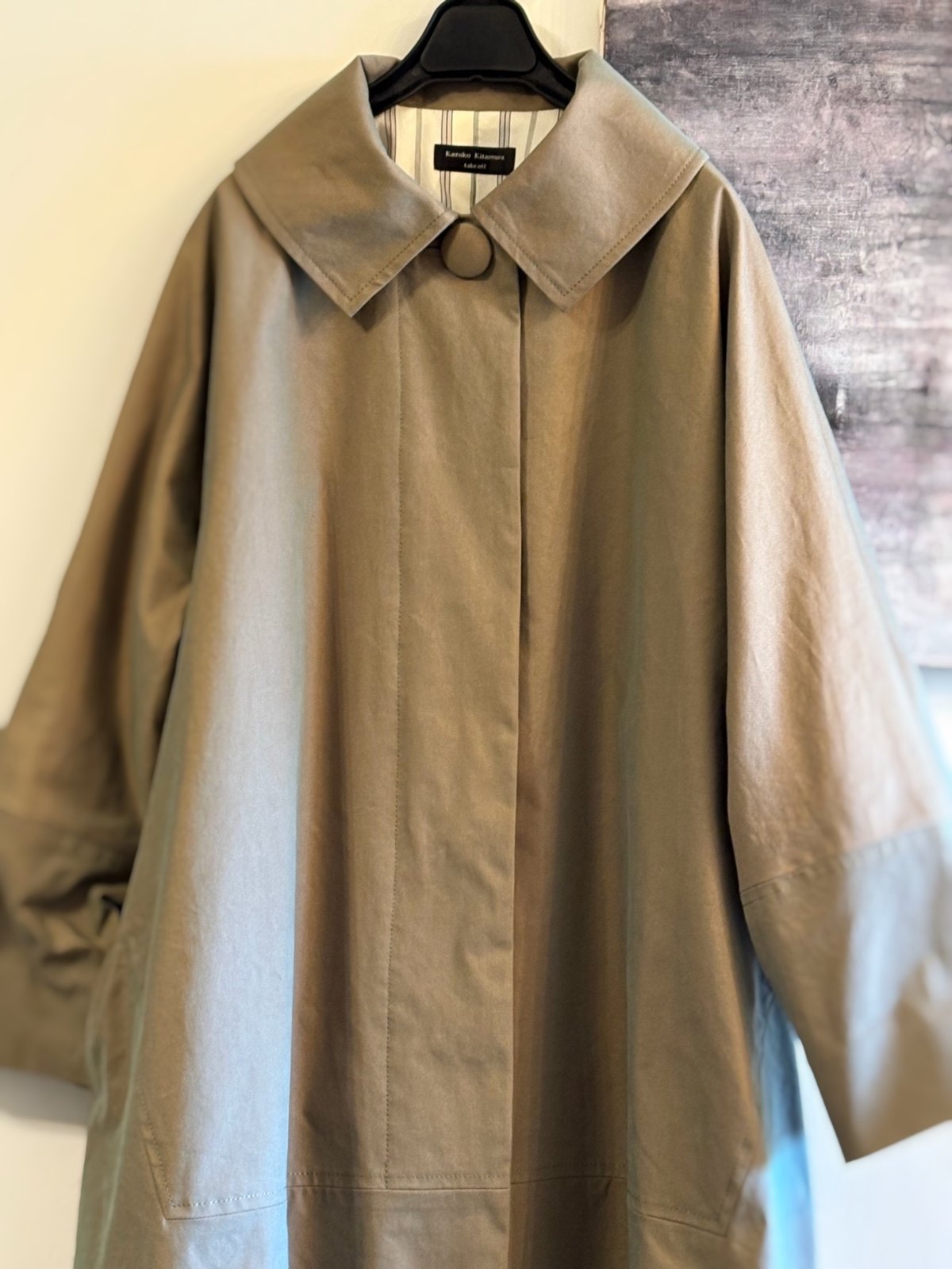 予約販売】薄っすら玉虫色ロングコート | take off［オフィシャルストア］