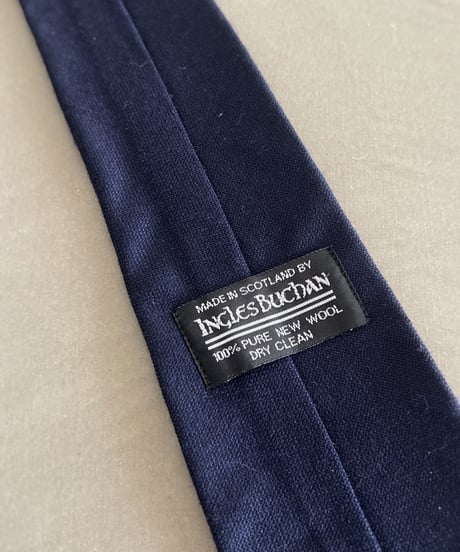 【made in England】UK_ネクタイ［pure wool_tractor］