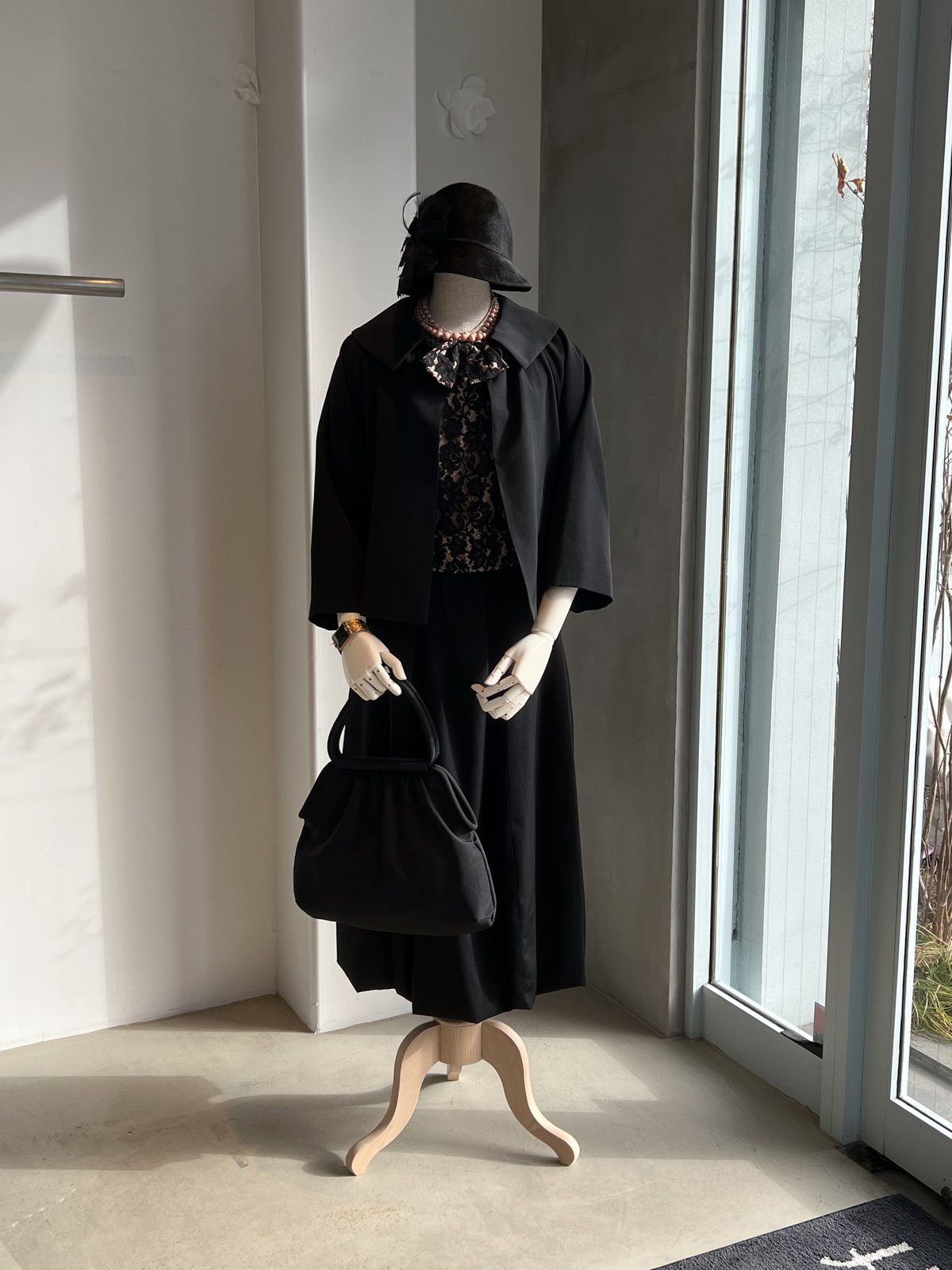 専用　　BLACK バルーンスカート 再入荷】黒ギャバ バルーンスカート（ highquality Gabardine no
