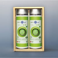 凍結香り抹茶ギフト／ピュア抹茶 2缶入り詰め合わせ（1.5gⅹ10本）ⅹ2種　Freeze dry Matcha Gift/Pure + Cherry