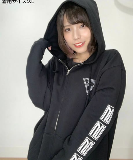 [Night Owl][完全受注生産品！] BY YOUR SIDE zip up hoodie＜black＞[10月上旬お届け予定]