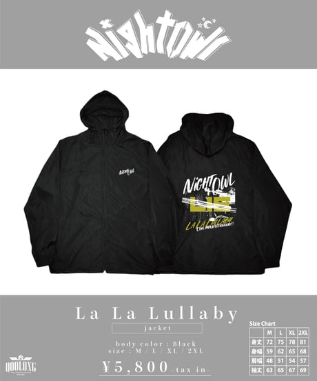 [ NightOwl  ] La La Lullaby jacket [BLACK]