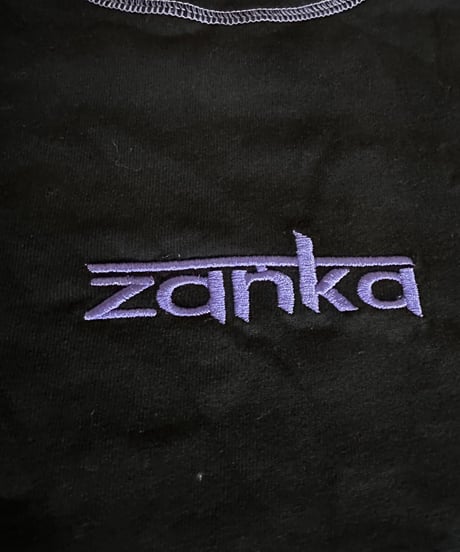 [ zanka ]   zanka 1st T-shirt [Black × Purple]