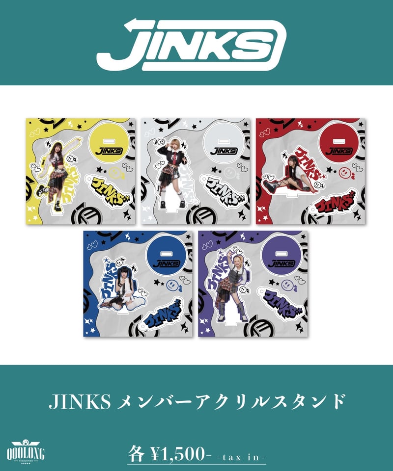 JINKS][在庫販売]メンバーアクリルスタンド | QOOLONG OFFICIAL WE
