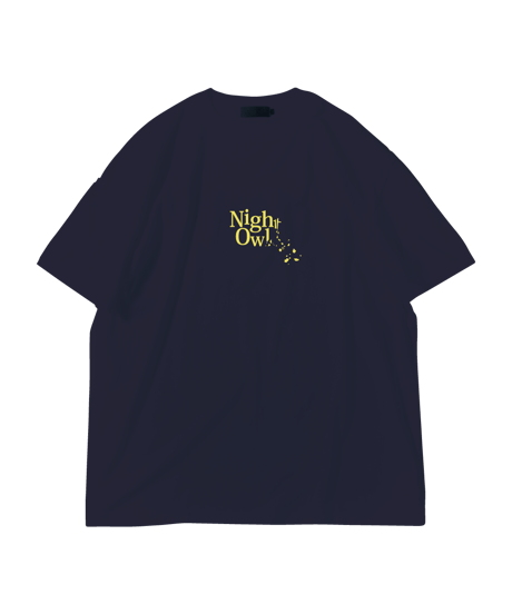 [Night Owl][受注販売]『Dear,Night』T-SHIRT -Navy- ＜9月上旬発送予定＞