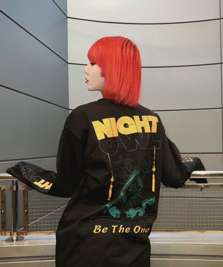 [ NightOwl ][受注販売]復刻版 ” Be The one” Long sleeve T-shirt（ホワイト）