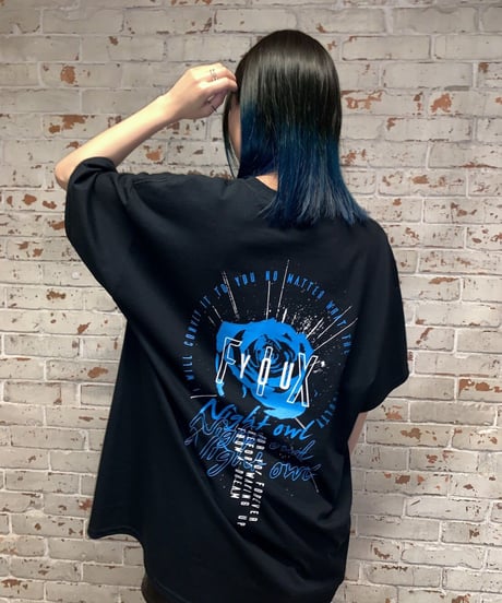 [NightOwl] fix you T-shirt-Black-  [ワンマンまでにお届け予定]